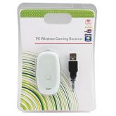 pc receptor sem fio para jogos pc / xbox 360 (branco)